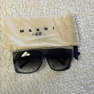 Marni at H&M Black Sunglasses